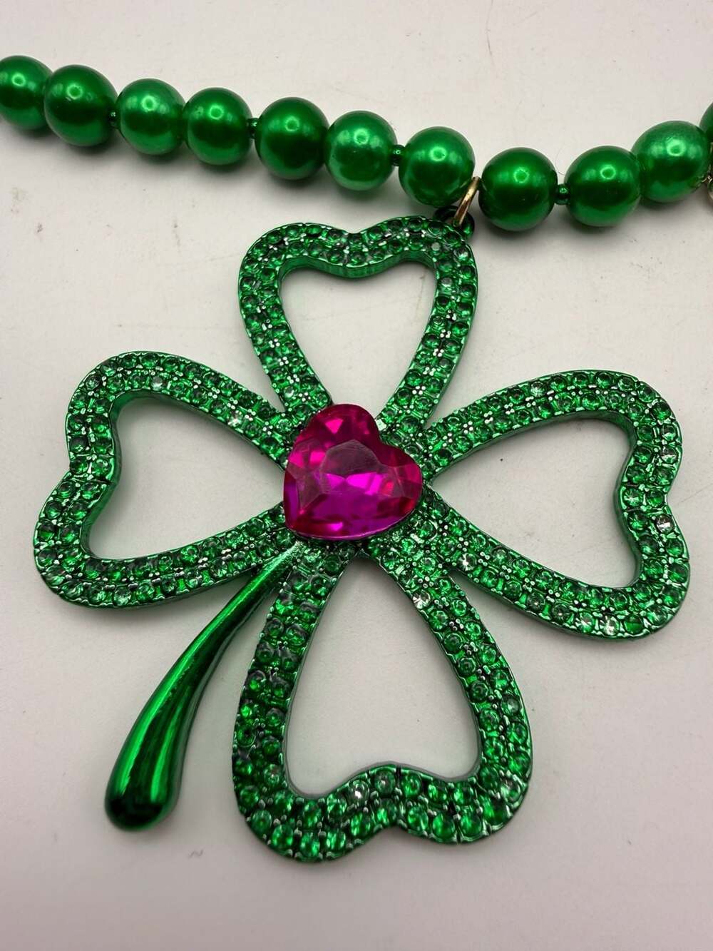 Betsey Johnson St. Patrick's Day Charm Necklace - Picture 3 of 10